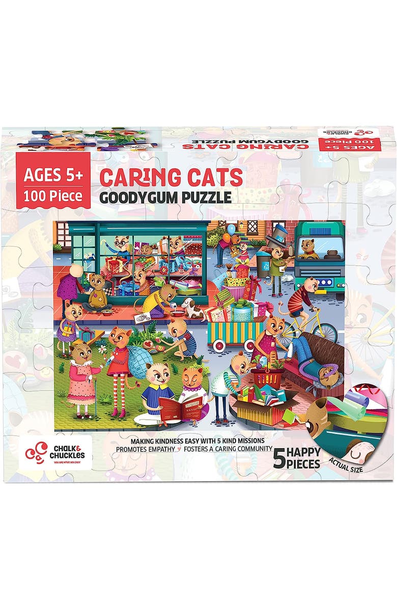 Chalk & Chuckles Caring Cats, Main, color, NO COLOR