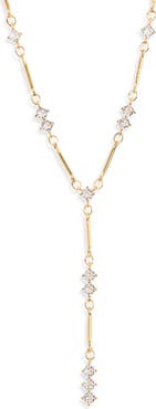 NORDSTROM RACK Cubic Zirconia Station Y-Necklace