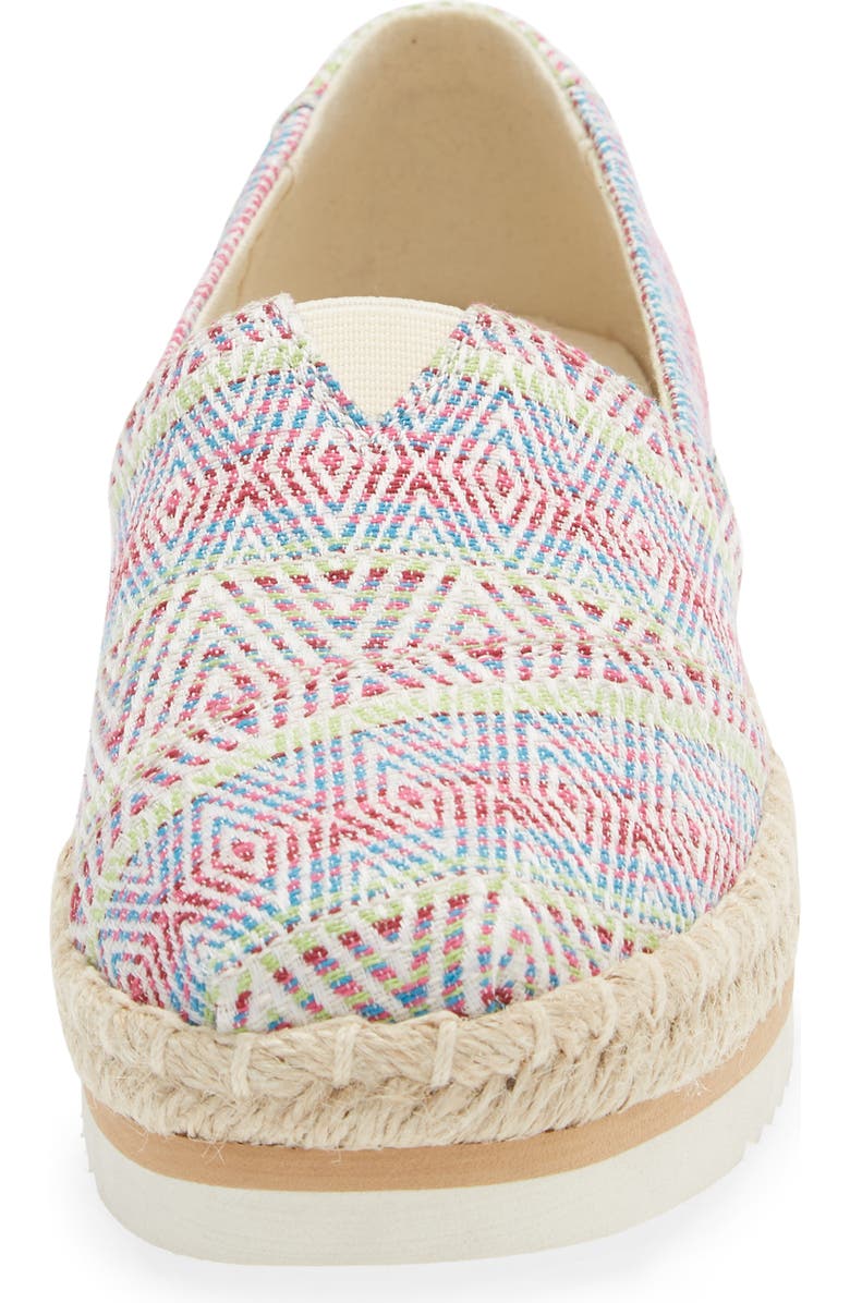 TOMS Alpargata Woven Platform Espadrille, Alternate, color,
