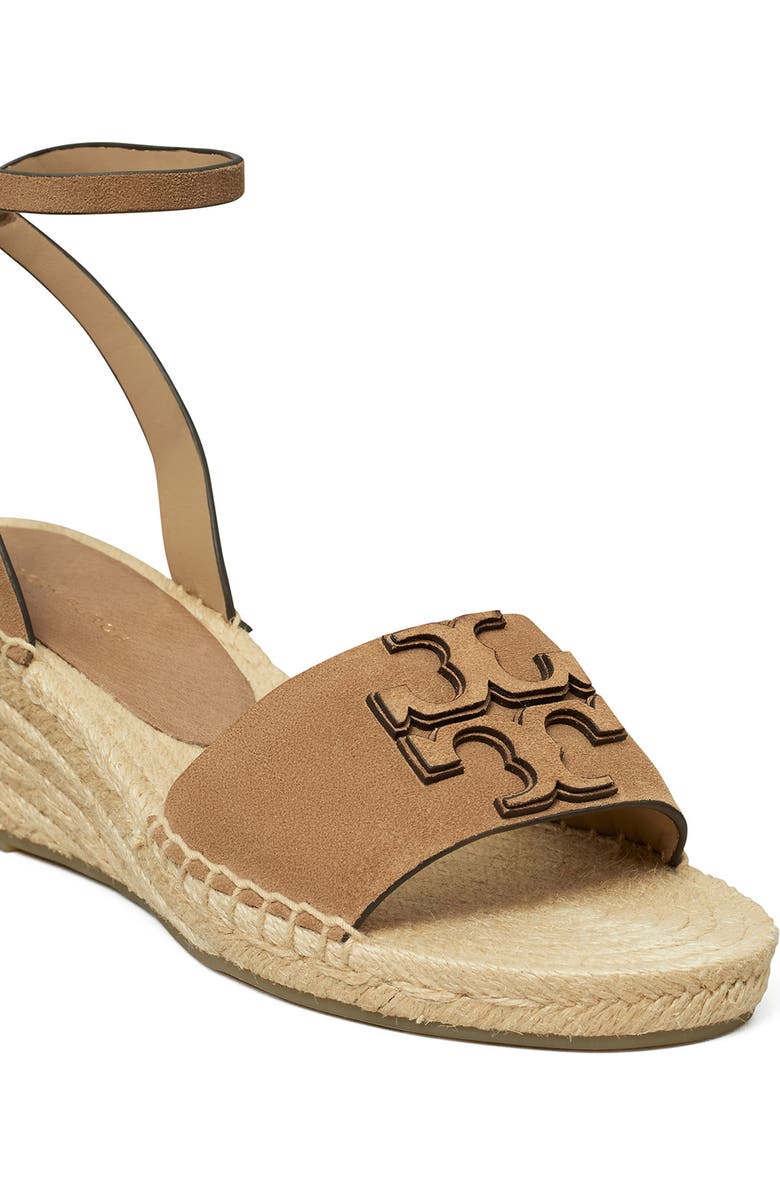 Tory Burch Ines Ankle Strap Espadrille Platform Wedge Sandal, Alternate, color, Ceramic Taupe
