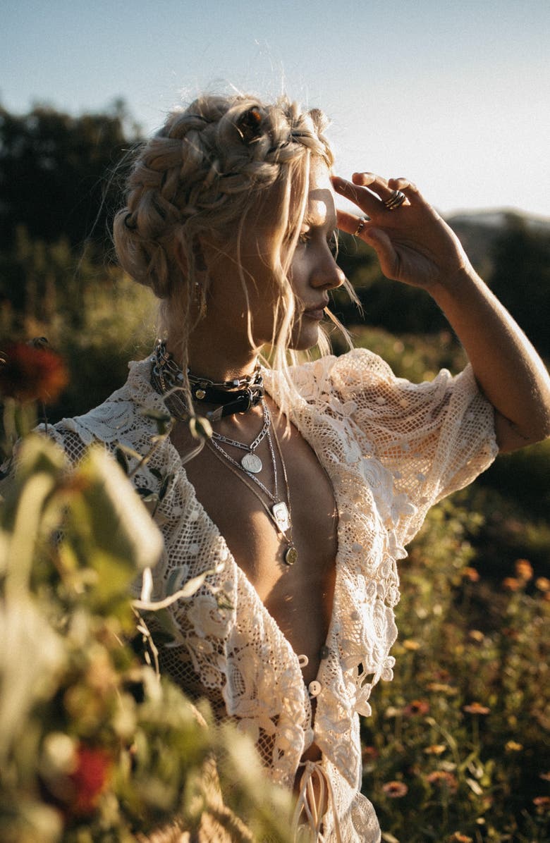 Child of Wild Goddess Pendant Necklace, Alternate, color, Silver