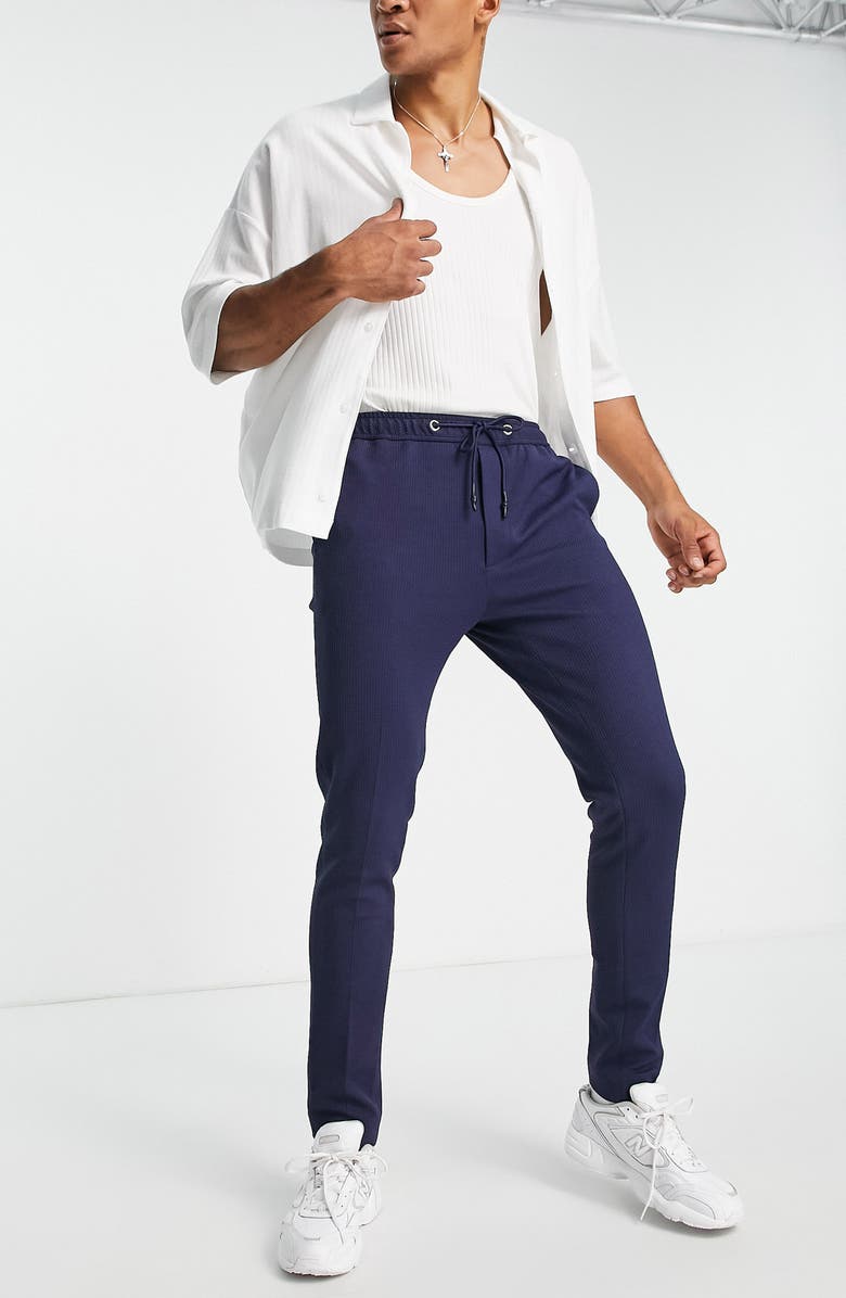 ASOS DESIGN Smart Skinny Joggers, Alternate, color, 