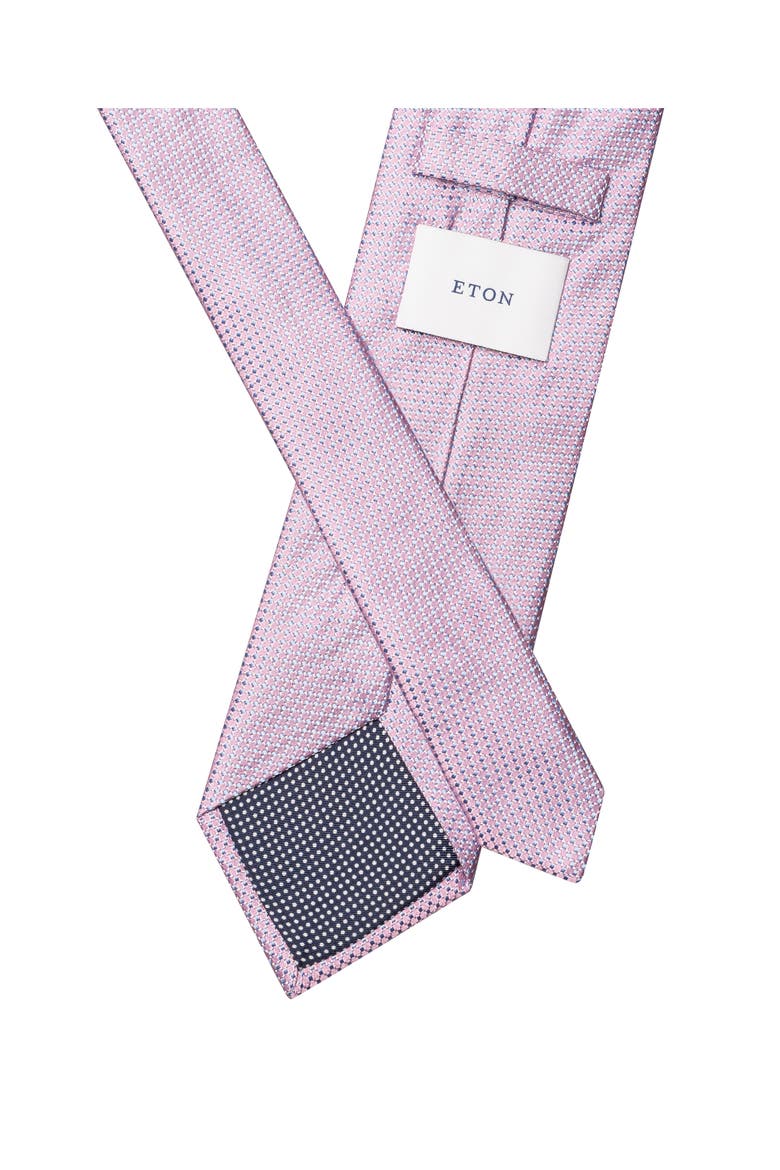 Pink Micro Silk Tie, Alternate, color, MEDIUM PINK