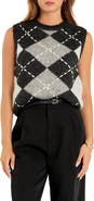 English Factory Argyle Sweater Vest