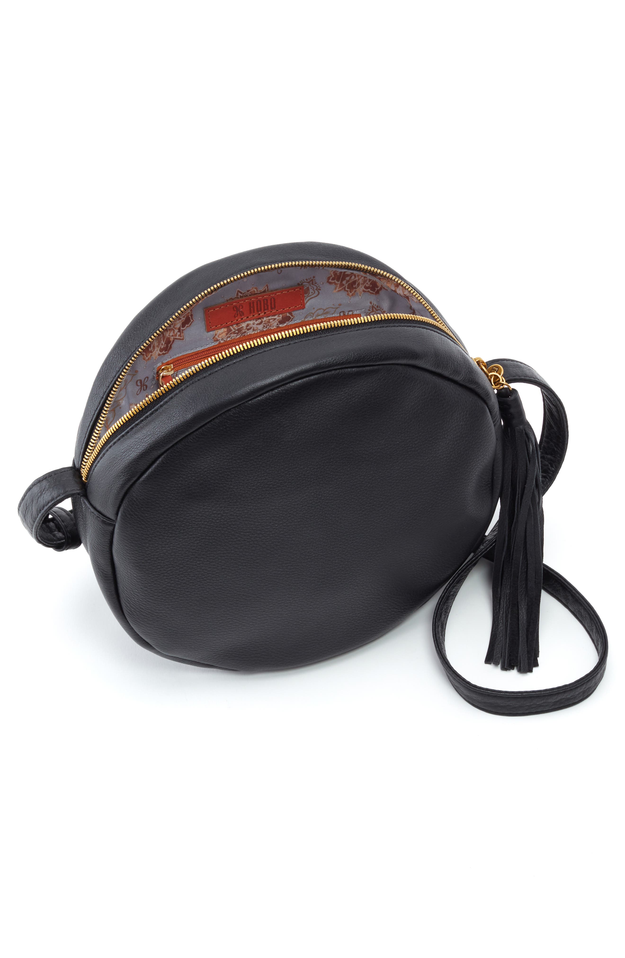 HOBO Groove Calfskin Leather Crossbody Bag, Alternate, color, 