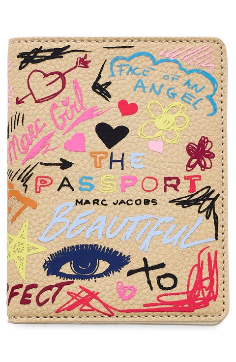 The Punk Scribble Passport Case