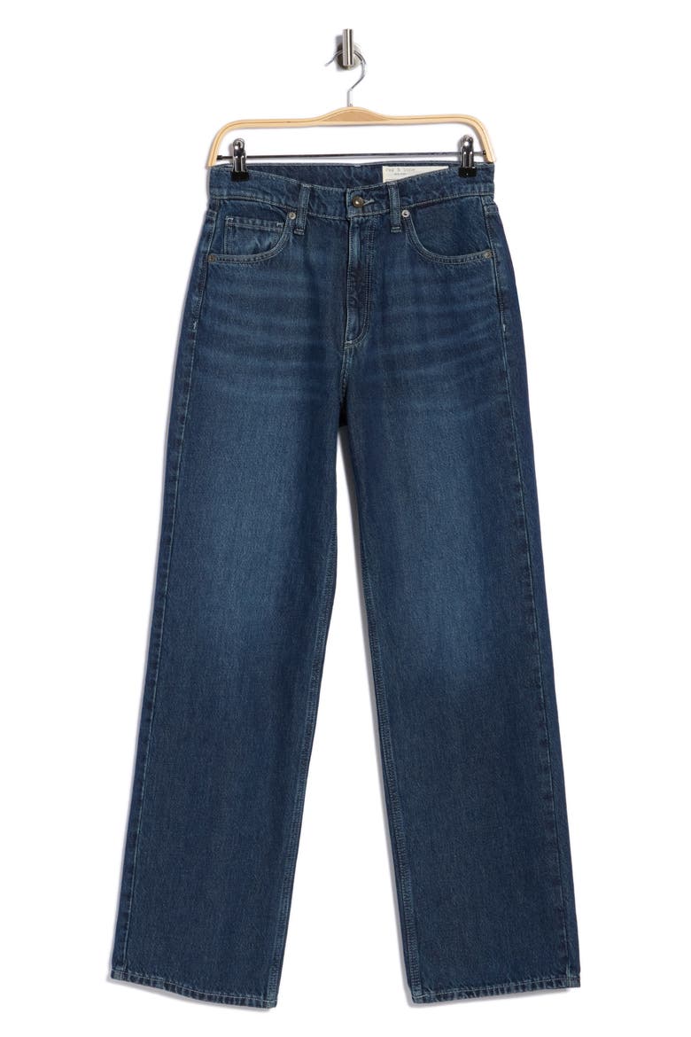 Shannon High Waist Relaxed Straight Leg Jeans, Alternate, color, GRAFTON