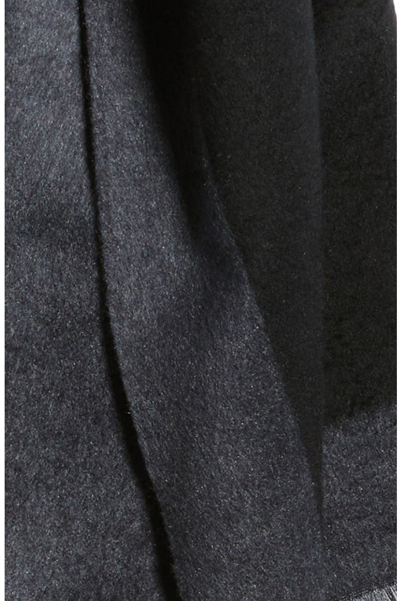 Cassandre Silk Scarf, Alternate, color, BLACK/ DARK GREY