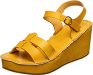 ANTELOPE Saya Platform Wedge Slingback Sandal