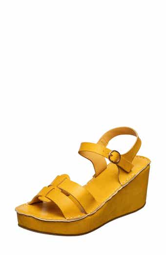ANTELOPE Saya Platform Wedge Slingback Sandal