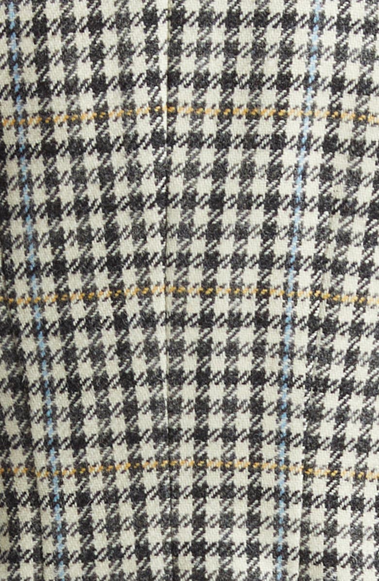 Thom Browne Check Wool Martingale Jacket, Alternate, color, Black/ White