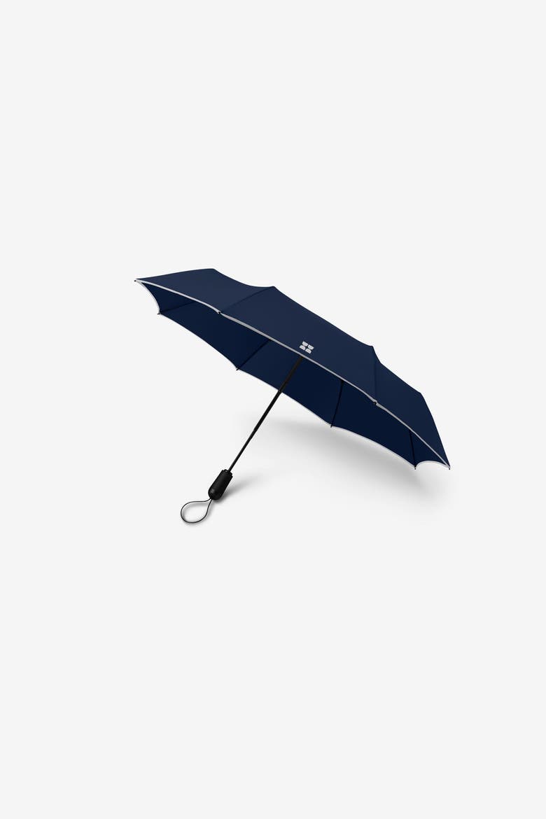 Compact Travel Umbrella, Alternate, color, Navy