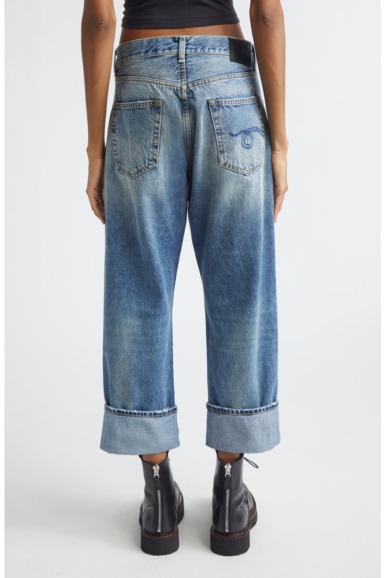 Cuffed X-Boyfriend Jeans, Alternate, color, JASPER