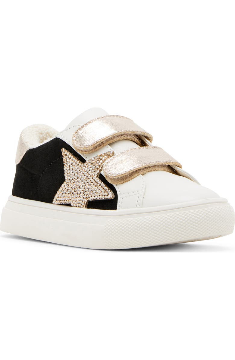 Steve Madden Kids' Trezumer Sneaker, Main, color, Black/ Gold