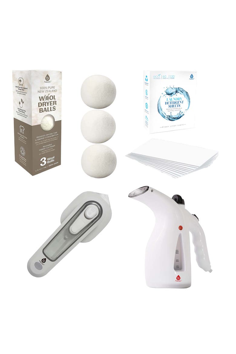 Travel Laundry Essentials Set, Main, color, White