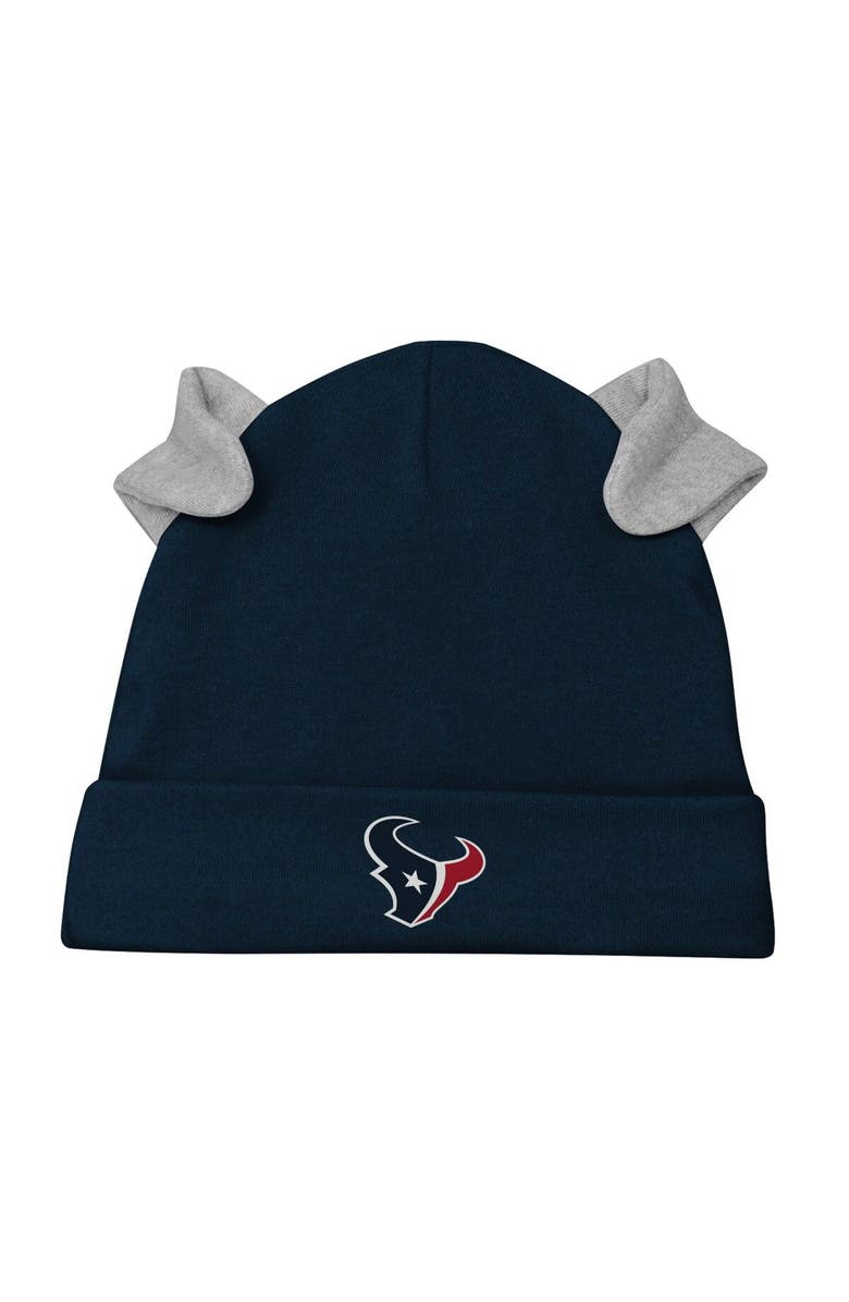 Outerstuff Newborn & Infant White/Navy Houston Texans Dream Team Bodysuit Pants & Hat Set, Alternate, color, White