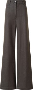 Akris punto Cooper Wide Leg Jeans