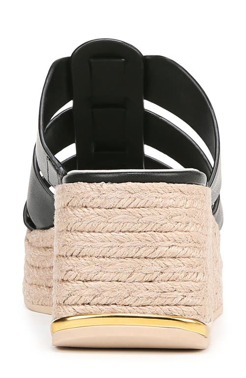 Franco Sarto Tevin Platform Wedge Sandal In Black
