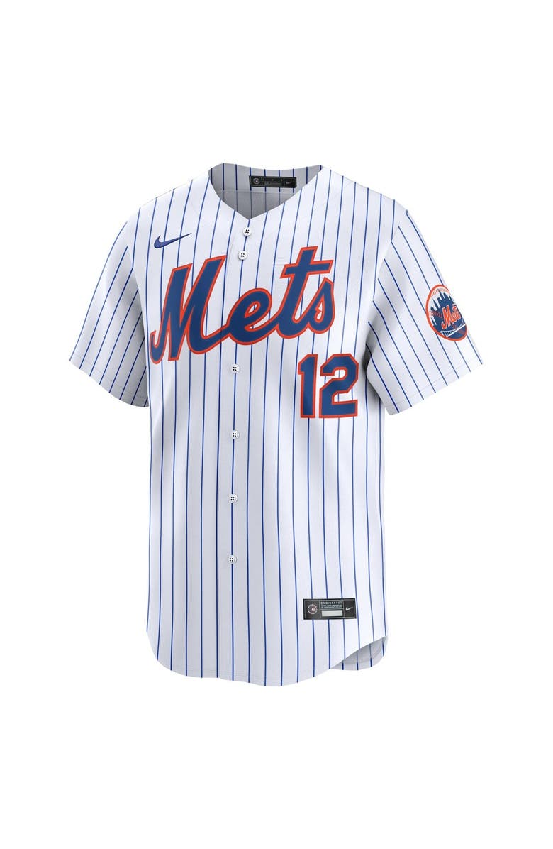 Nike Men's Nike Francisco Lindor White New York Mets Home Limited Jersey, Alternate, color, White
