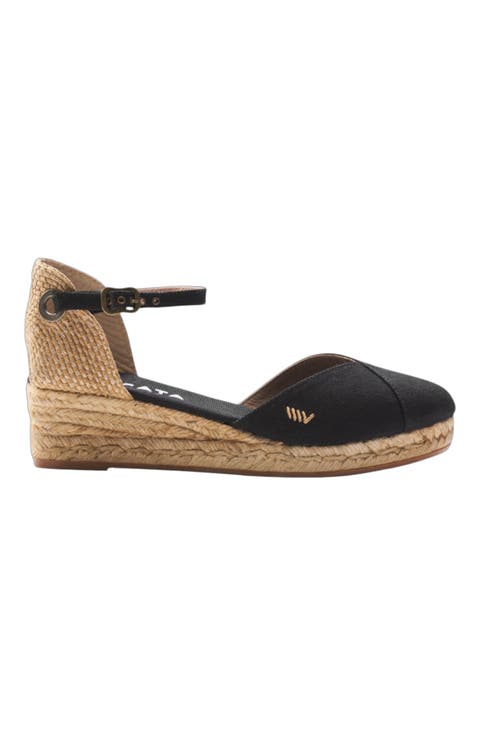 Pubol Canvas Espadrille Wedges