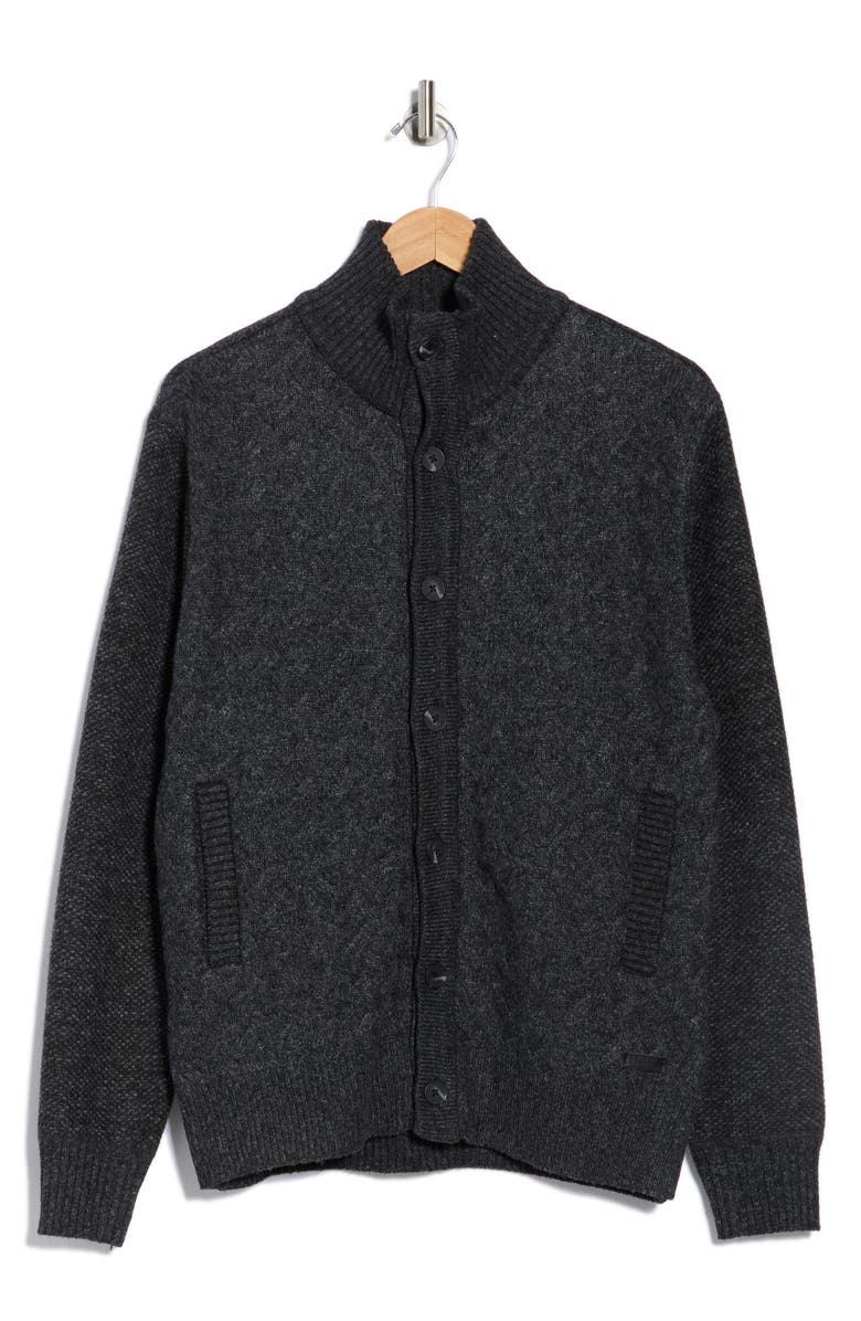 Buffalo Jeans Washington Cardigan, Alternate, color, Black Mix