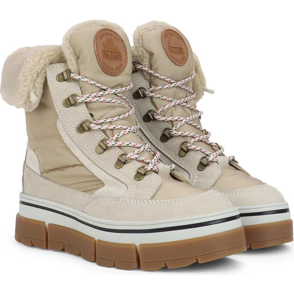 Pajar Henta Ice-gripper Waterproof Insulated Winter Platform Boot In Sand