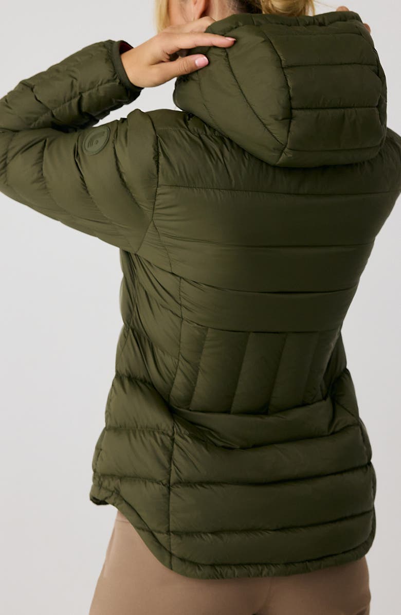 Lole Emeline Water Repellent 550 Fill Power Down Puffer Jacket, Alternate, color, Moss