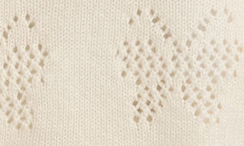 Shop Magnetic Me Pointelle Magnetic Cardigan In White