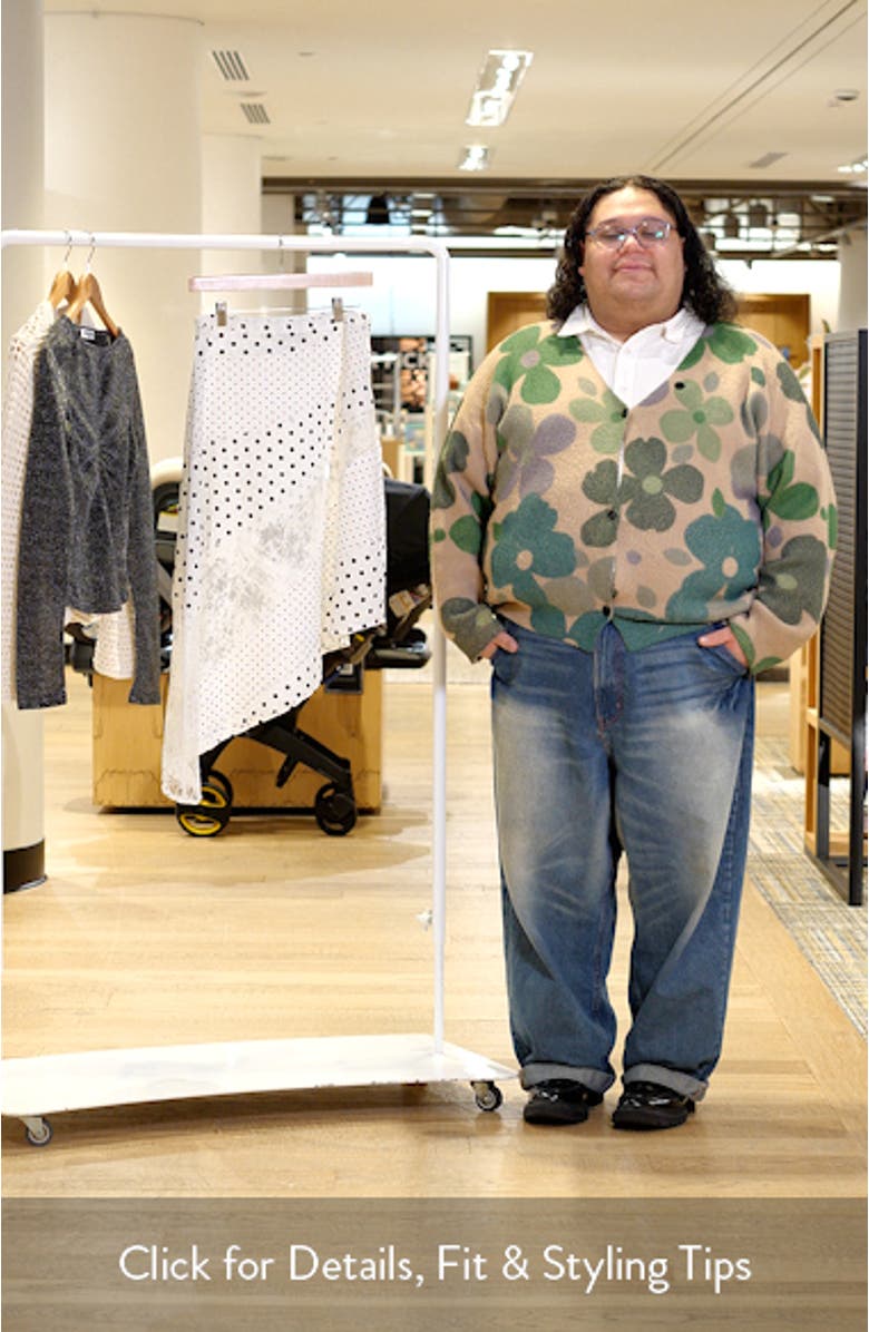 Rennar Mixed Polka Dot Asymmetric Skirt, sales video thumbnail