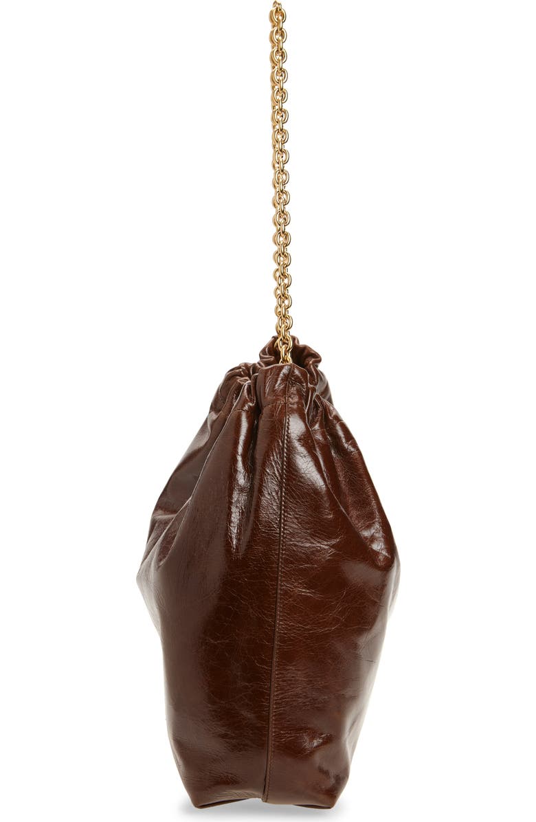 Reformation Dahlia Leather Tote, Alternate, color, Mocha Leather