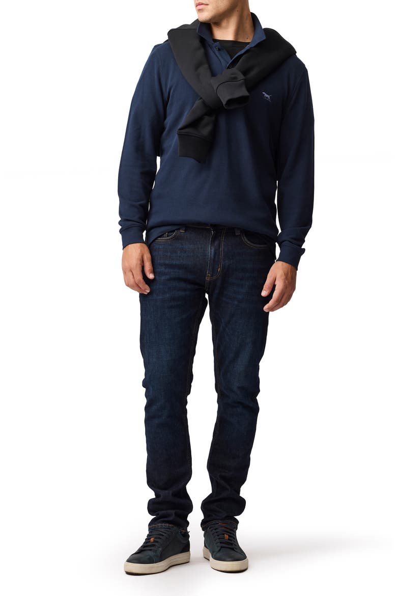 Gunn Piqué Polo, Alternate, color, ECLIPSE