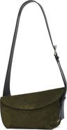 McQueen Large T-Bar Suede Sling Bag