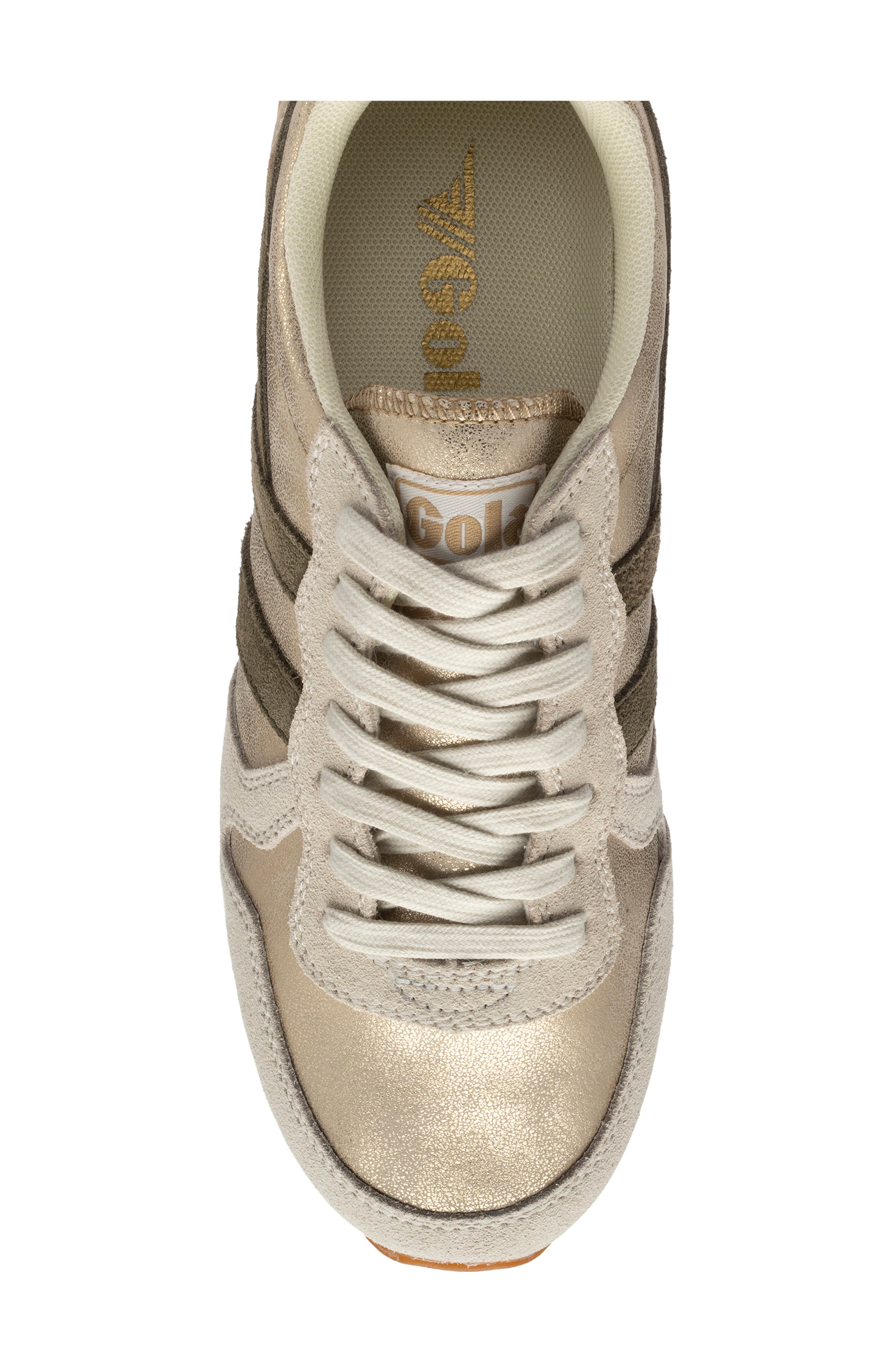 Daytona Blaze Sneaker, Alternate, color, GOLD/ KHAKI/ CORAL PINK