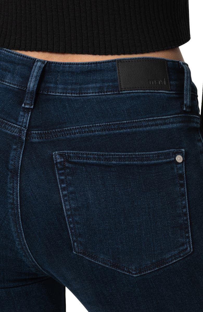 Mavi Jeans Sydney Mid Rise Flare Jeans, Alternate, color, Deep Brushed Feather Blue