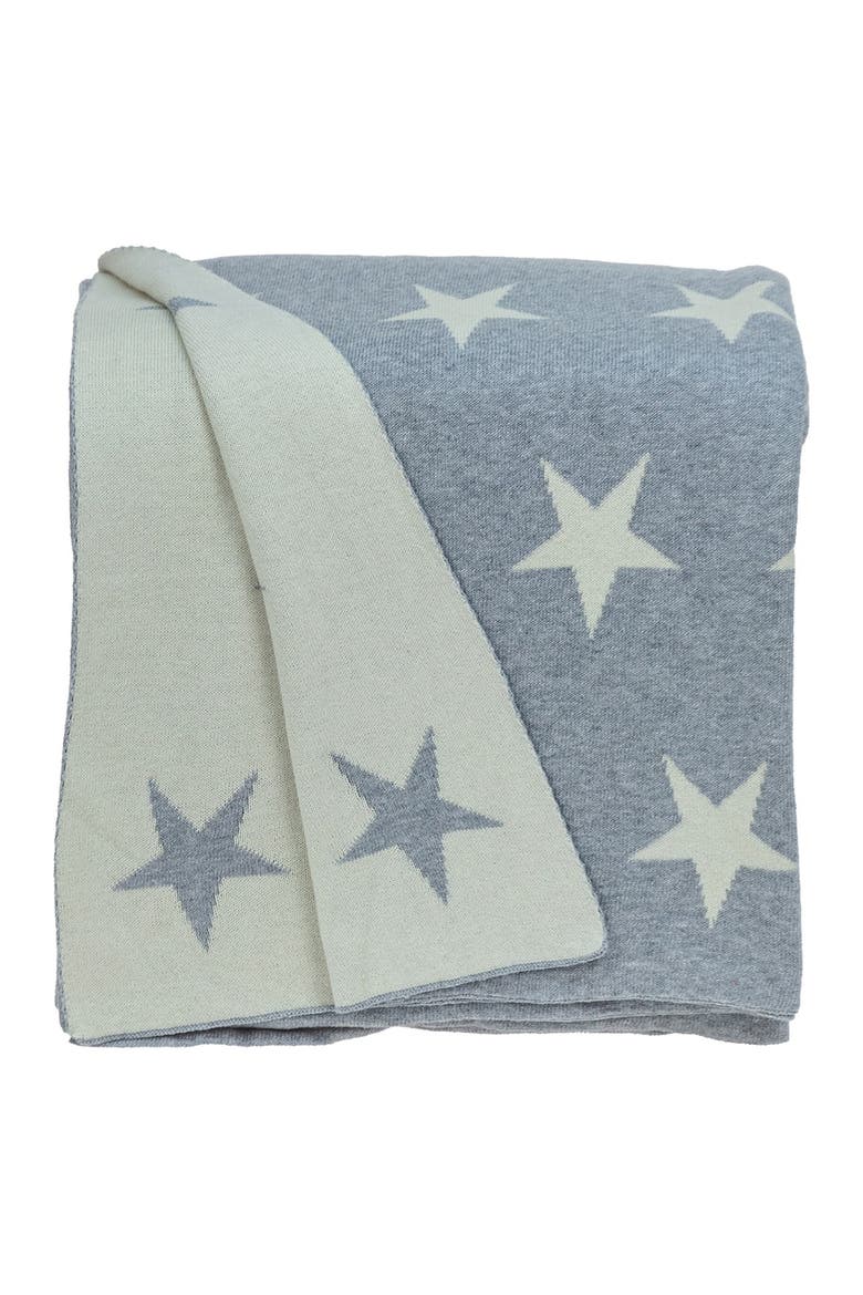 Transitional Grey 52" x 70" Knitted Throw Blanket, Alternate, color, GRAY