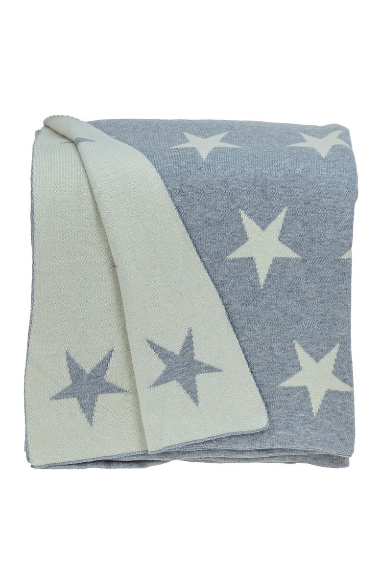 PARKLAND COLLECTION Transitional Grey 52" x 70" Knitted Throw Blanket, Alternate, color, Gray