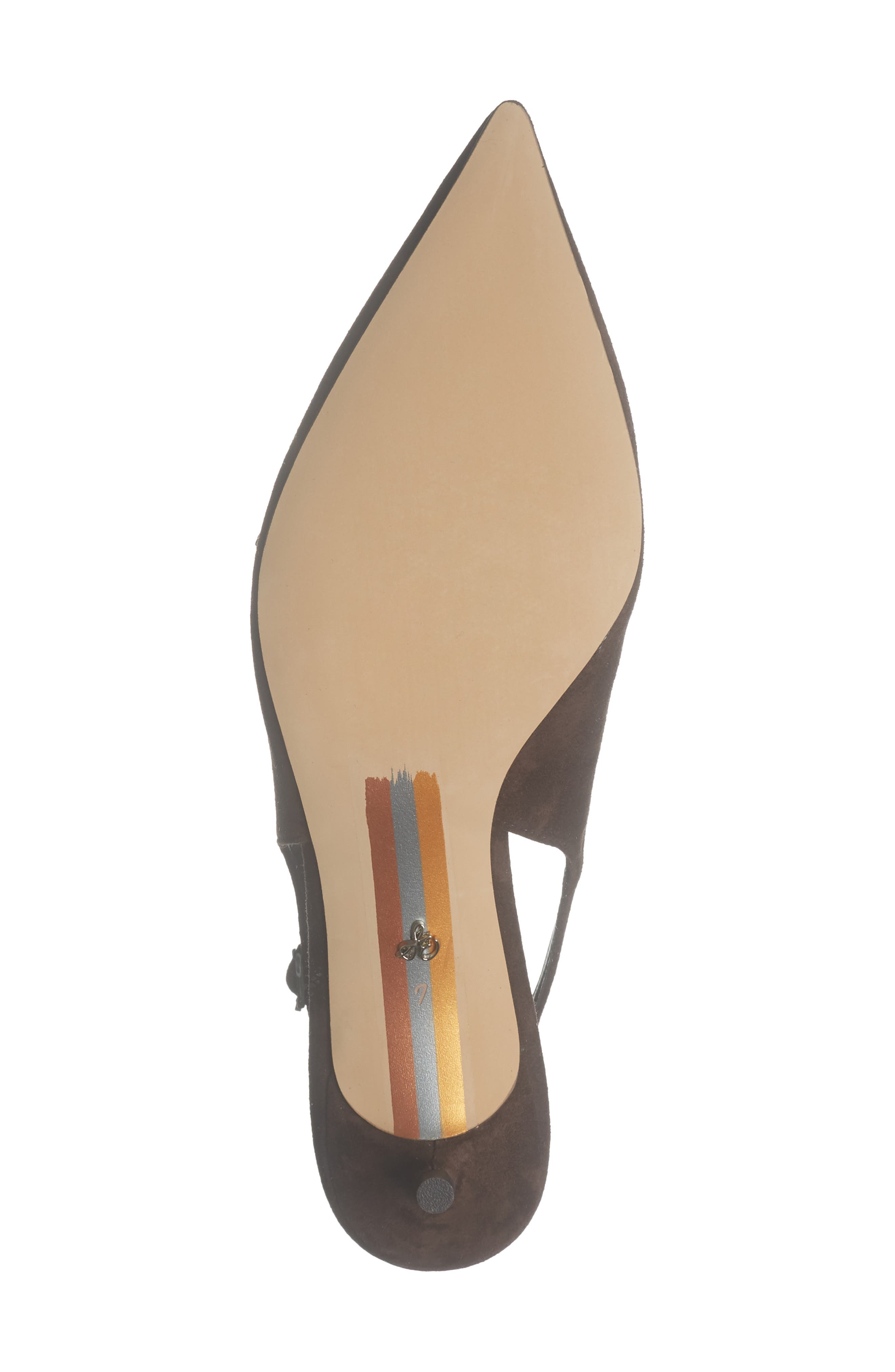 Fauna Kitten Heel Slingback Pump, Alternate, color, CAFE NOIR