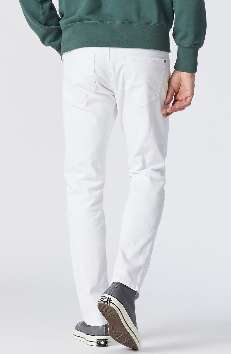 Mavi Jeans Jake Slim Fit Jeans, Alternate, color, White Houston