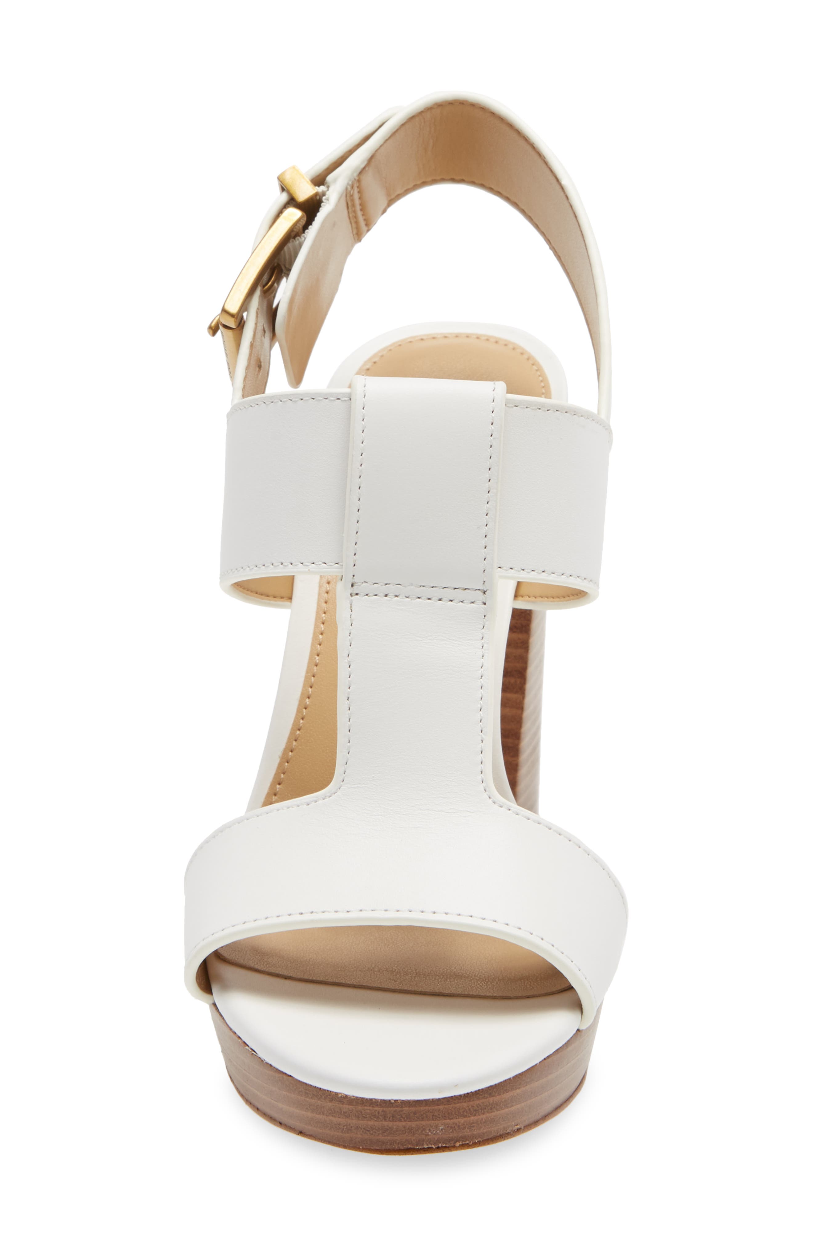 Becker Block Heel Platform Sandal, Alternate, color, OPTIC WHITE LEATHER