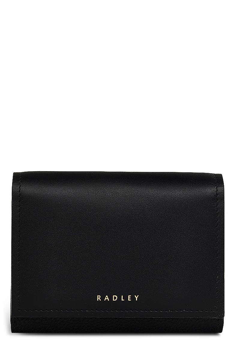 Medium Holmes Avenue Flapover Wallet, Main, color, BLACK
