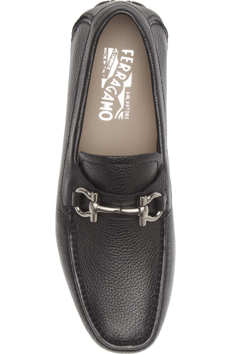 FERRAGAMO Parigi Bit Driving Shoe, Alternate, color, Nero Light Grey