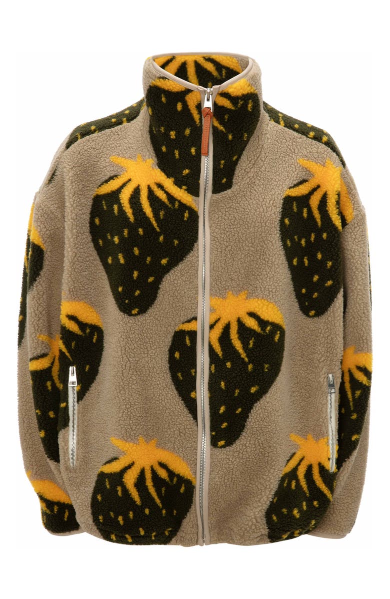 JW Anderson Strawberry Fleece Jacket, Main, color, 