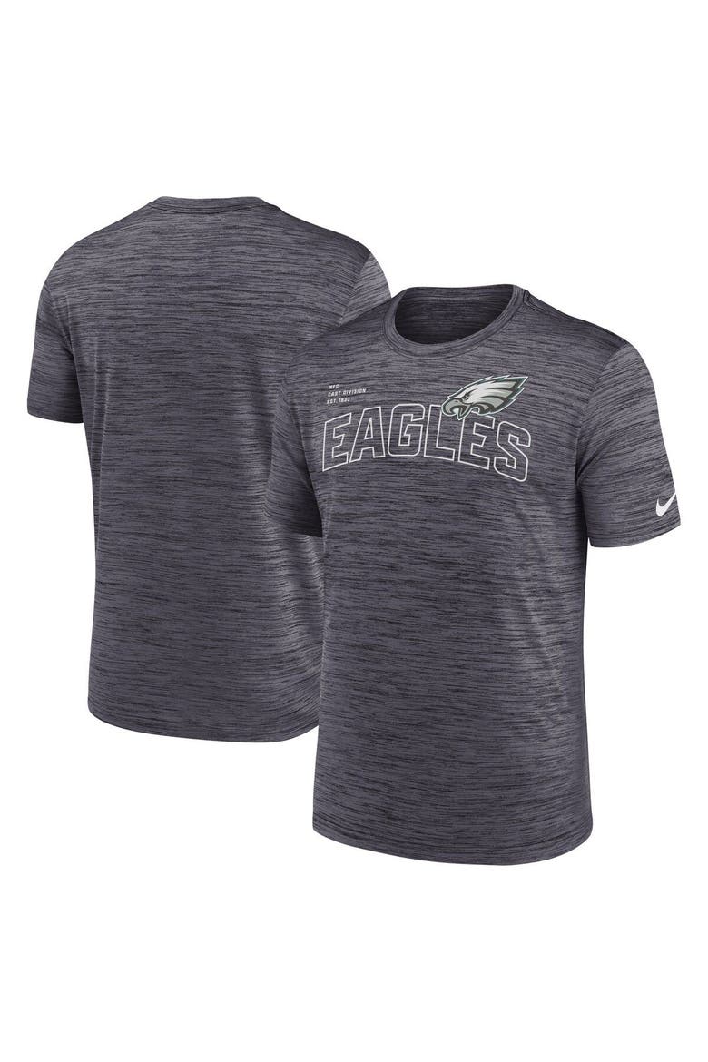 Men's Nike  Black Philadelphia Eagles Velocity Arch Performance T-Shirt, Main, color, Black