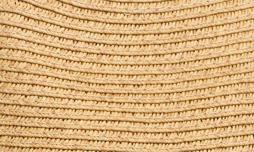 VINCE CAMUTO VINCE CAMUTO METALLIC EMBROIDERED BAND PANAMA HAT