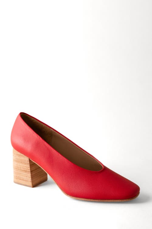 Huma Blanco Salvador Block Heel Pump