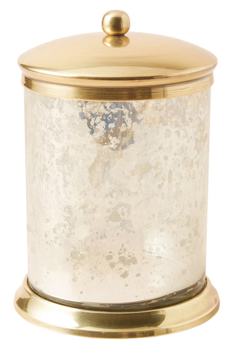 Large Moonglow Glass Bath Canister, Alternate, color, GOLD