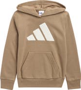 adidas Kids' High Pile Fleece Logo Hoodie