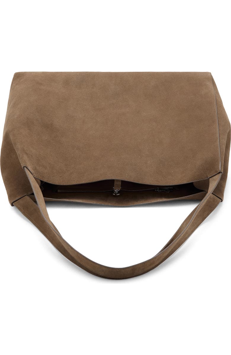 MANGO Suede Shopper Bag, Alternate, color,