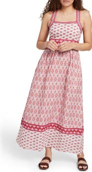 Faherty Gracie Linen Maxi Dress