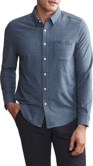 Rhone WFH Knit Button-Up Shirt